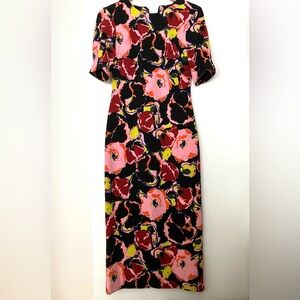 Zara long floral dress size M